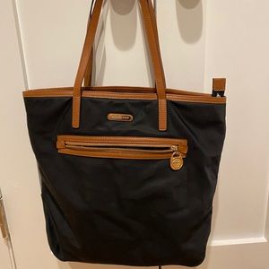 Michael Kors Classic Black and Tan tote